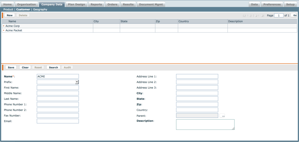 Customer Home Screen - Documentation